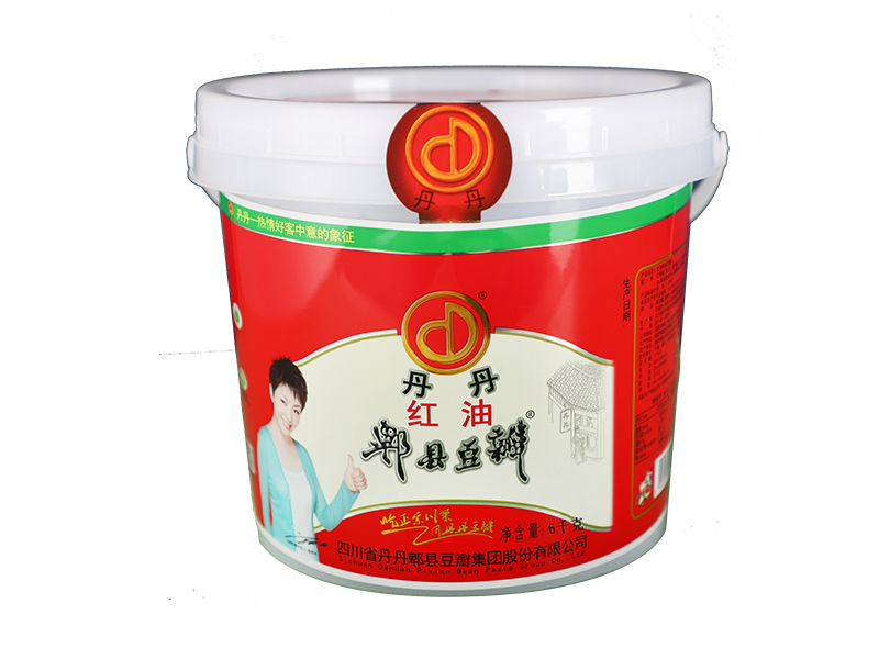 红油郫县豆瓣桶装6kg